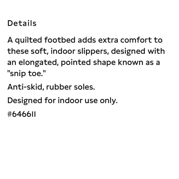 NEW Banana Republic Pointy Toe Indoor Slippers Cheetah Sz S 5-6 - Picture 4 of 4